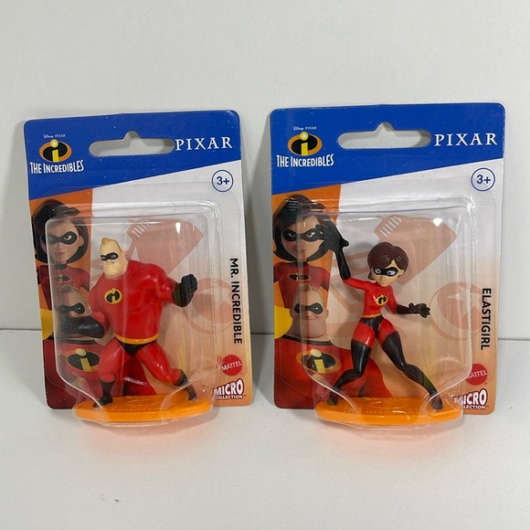 Disney Pixar The Incredibles Mattel Micro Collection Figurine Cake Topper - Picture 1 of 3